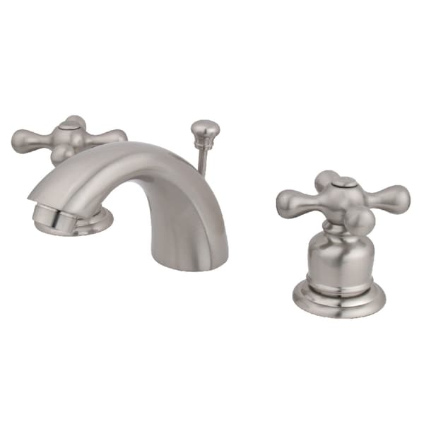 KB958AX Mini-Widespread Bathroom Faucet, Brushed Nickel